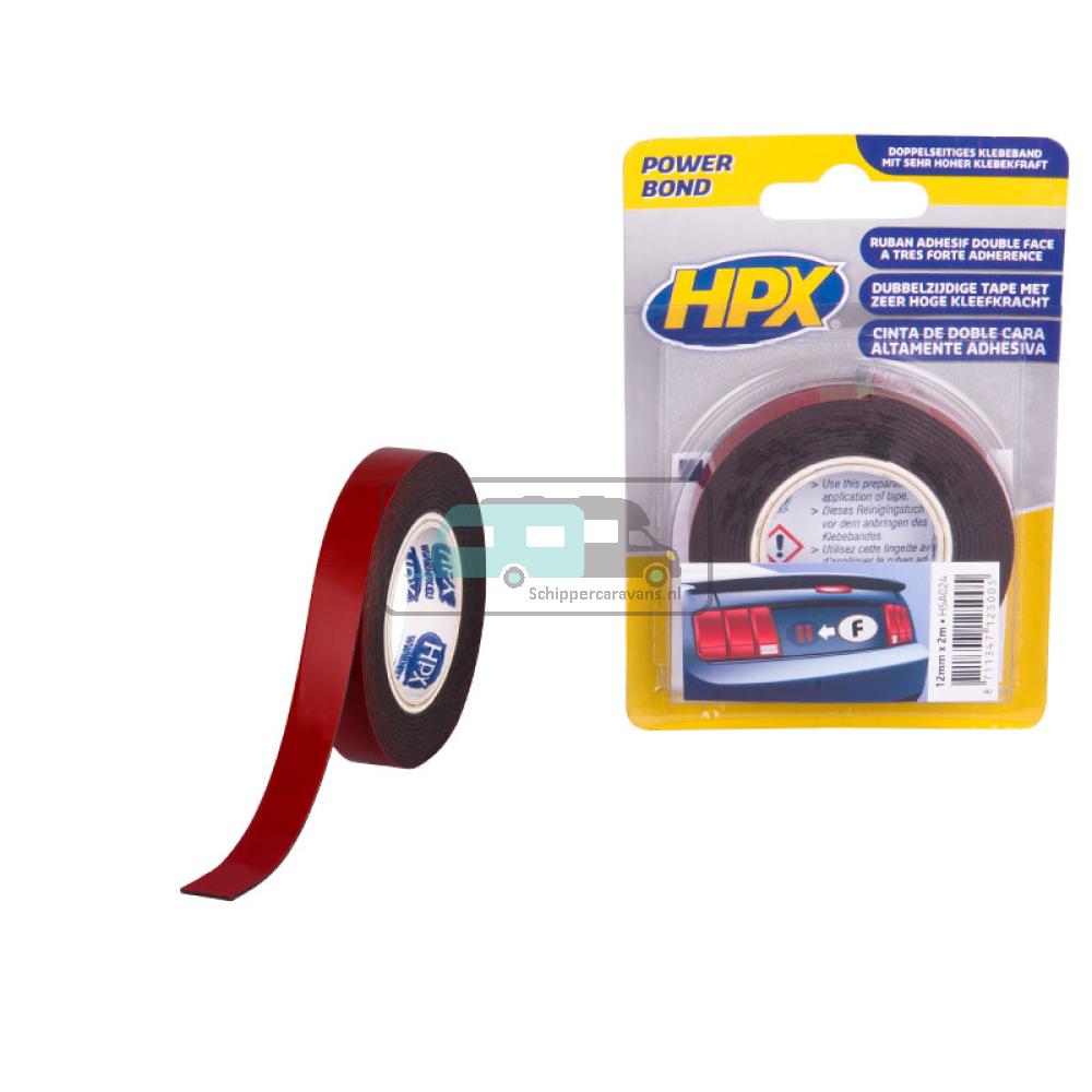 [OCS_A0032821] HPX Dubbelzijdig HSA Bevestigingstape Antraciet 2m