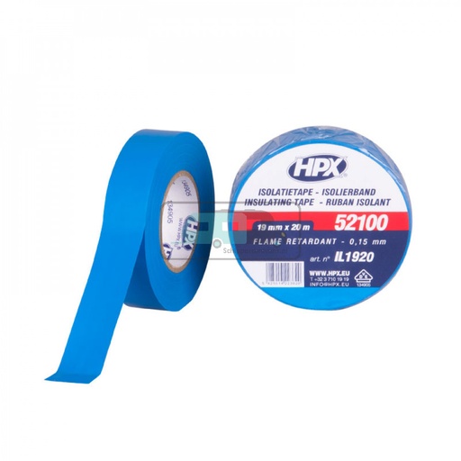 [OCS_2010058] HPX PVC Isolatietape VDE 20mtrx19mm Blauw