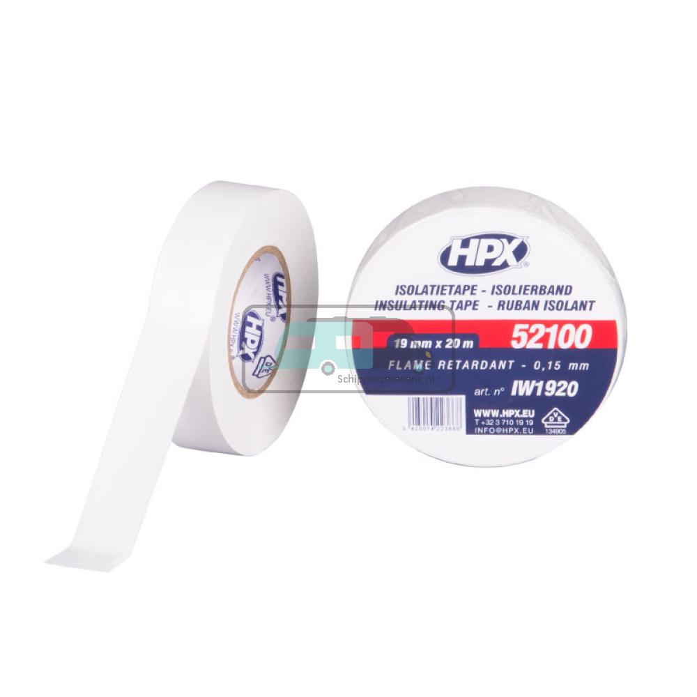 [OCS_A0032837] HPX PVC Isolatietape VDE 20mtrx19mm Wit