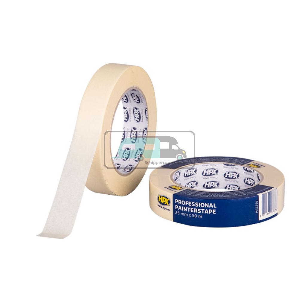 [OCS_A0032840] HPX Masking Tape 100°C 50mtrx25mm Crèmewit