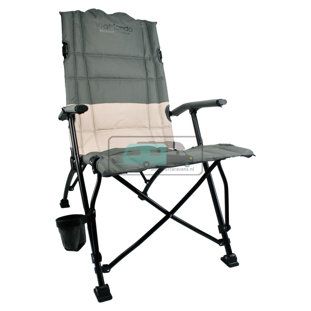 [OCS_A0034600] ViaMondo Premium Vouwstoel Cremeverde Alto