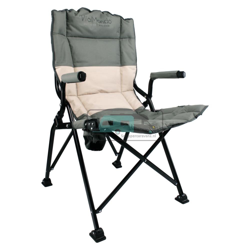 [OCS_A0034601] ViaMondo Premium Vouwstoel Cremeverde Largo