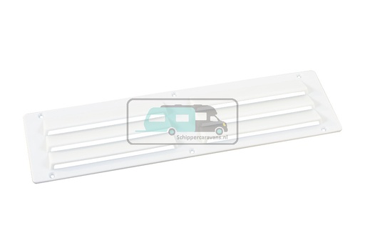 [OCS_2202007B] Ventilatierooster Wit opbouw 25x7cm