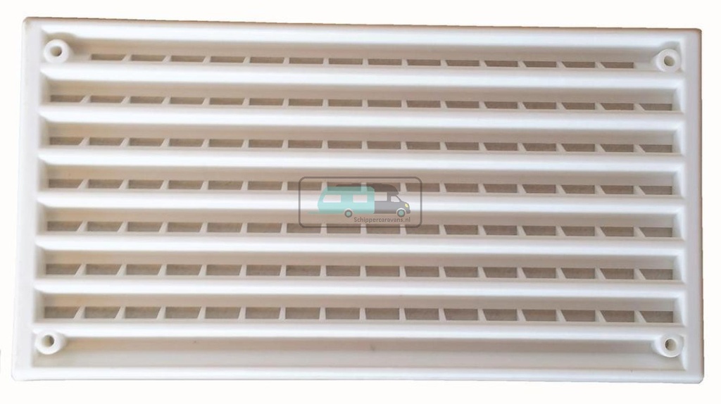 [OCS_A0034896L] Ventilatierooster Wit 17x9cm