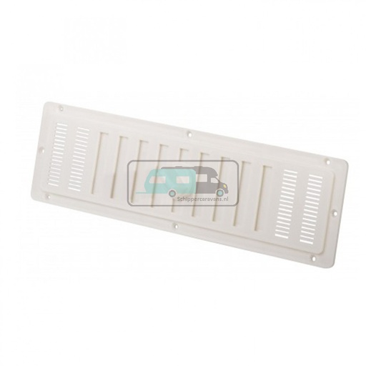 [OCS_2203002B] Ventilatierooster Wit 25x7cm