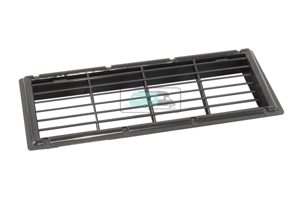 [OCS_A0035482L] MPK Koelkastrooster Inbouw Zwart 34x11.5cm