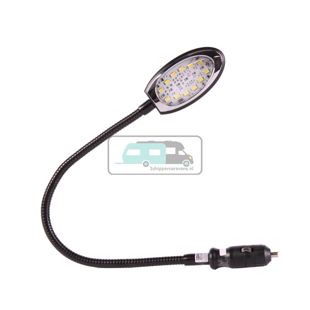 [OCS_A0033463L] Mamba II Flexibele LED-leeslamp Zwart m. 12V Plug