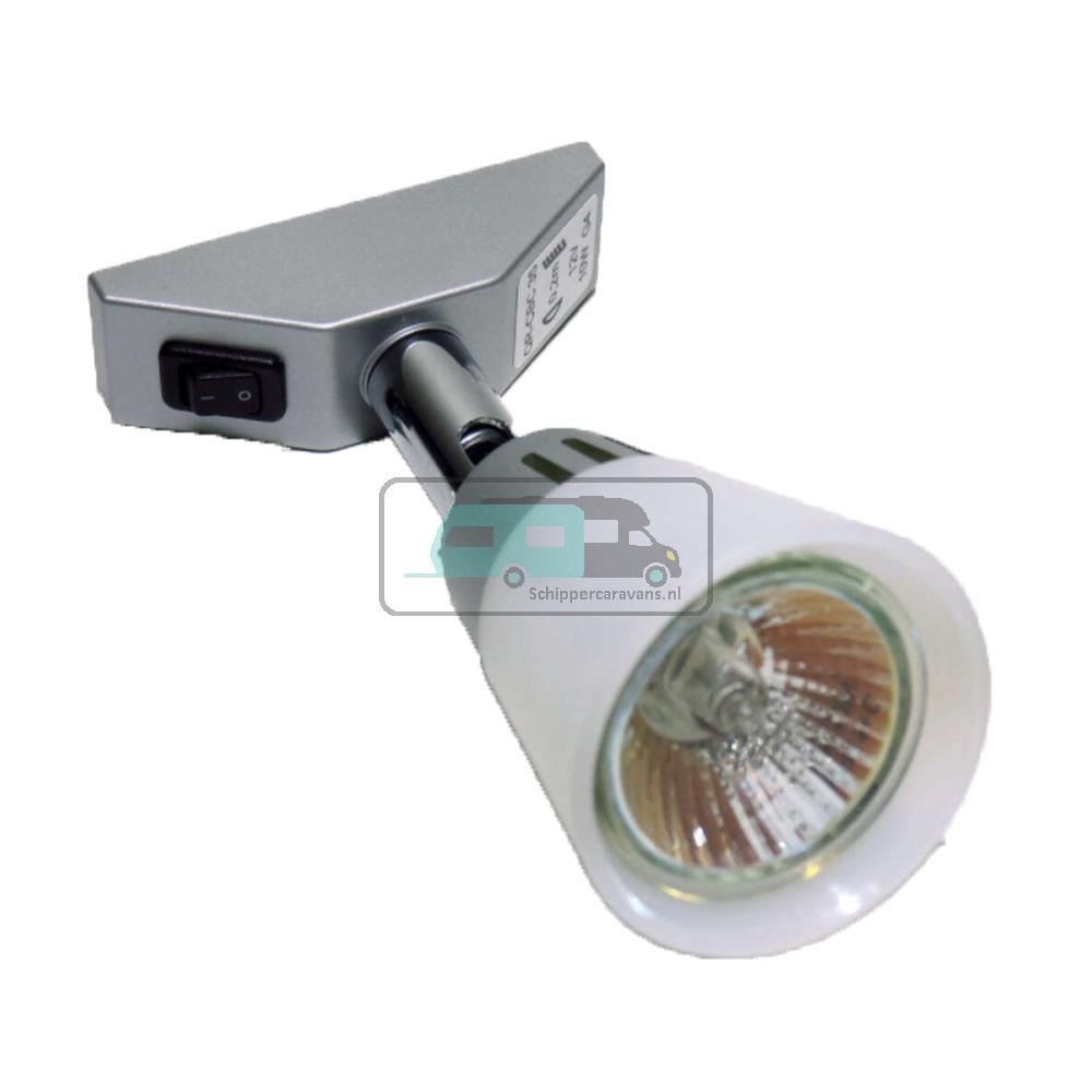 [OCS_A0035988L] Dometic Stroomrail Spot Mat Glas MR11 G4 2W 12V