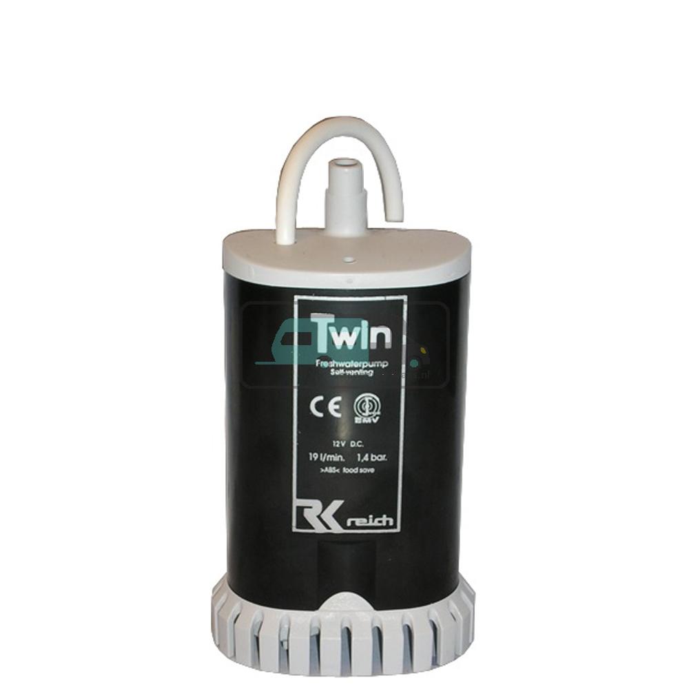 [OCS_A0036568L] Reich Dompelpomp Twin met Ontluchting + Zeef 12V-19L