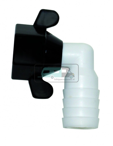 [OCS_2310021] Shurflo Aansluitnippel gebogen, slangaansluiting 10mm