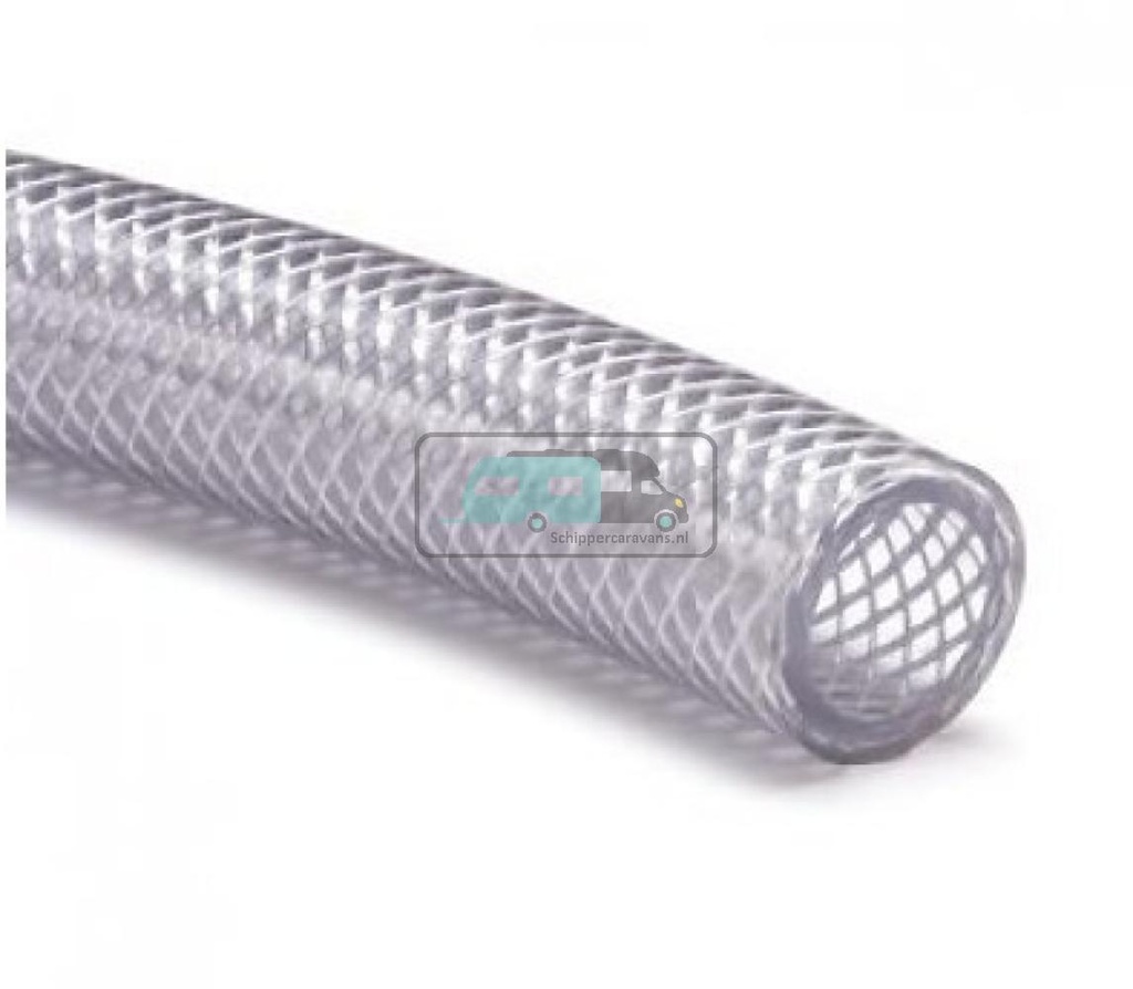 [OCS_A0032739] Waterslang Warm Transparant Gewapend 10x16mm 50mtr