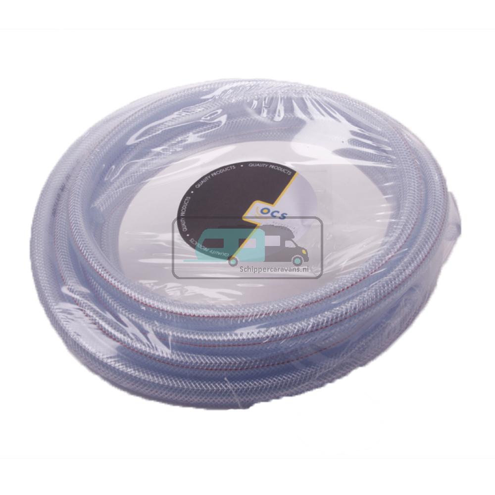 [OCS_A0032728L] Waterslang Warm Transparant Gewapend 10x16mm 2mtr