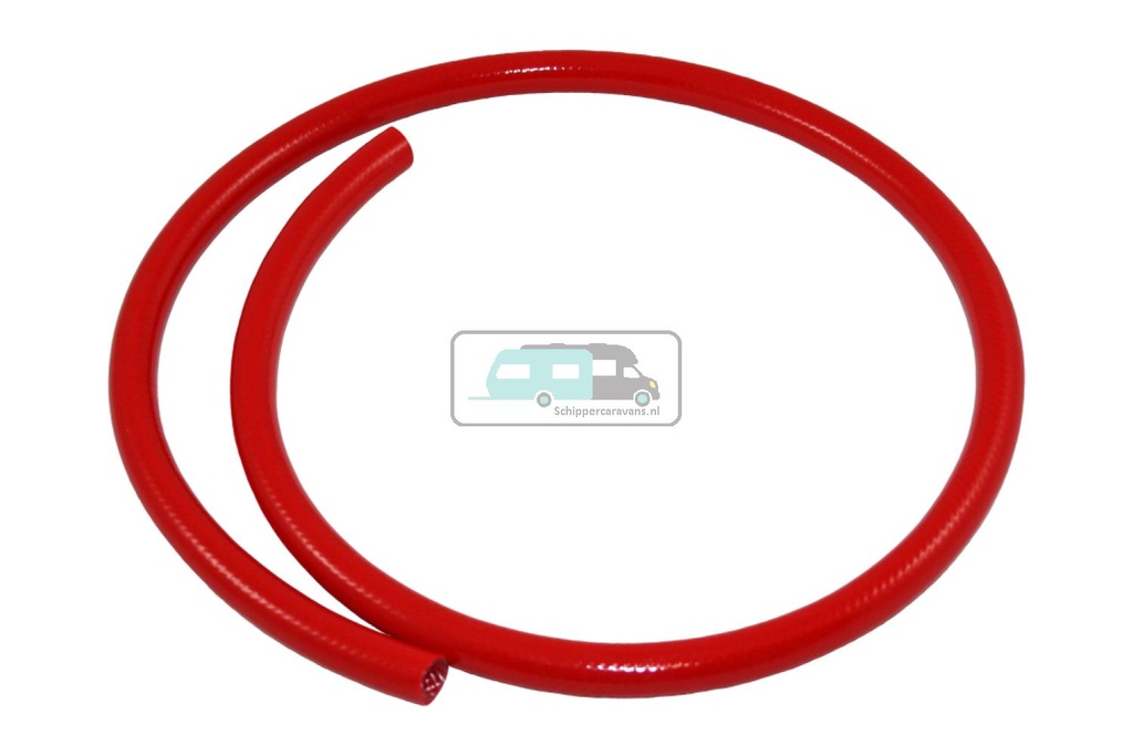 [OCS_A0034628L] Waterslang Warm Rood Gewapend 10x14mm 2.5mtr