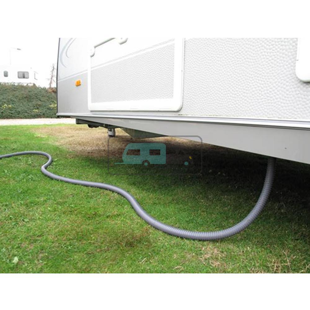 [OCS_A0036578] Reich Spiraalslang met Verlenging Grijs 3mtr