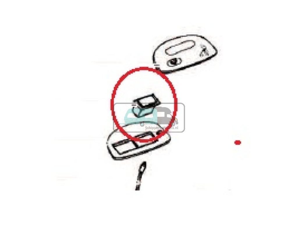 [OCS_A9905415] Thetford SC200 Flush Switch