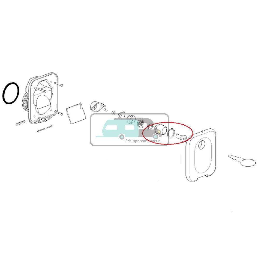 [OCS_A9902054] Thetford SC200C/W Slot Watervul Opening