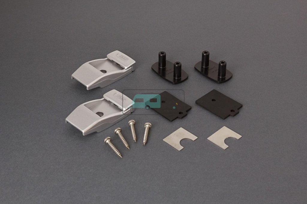 [OCS_A9905515] Fiamma Wall Brackets Aluminium Titanium 2st.