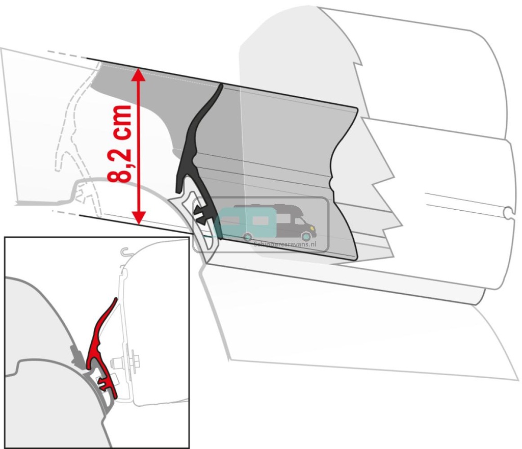 [OCS_A0017189] Fiamma Kit Rain Guard California