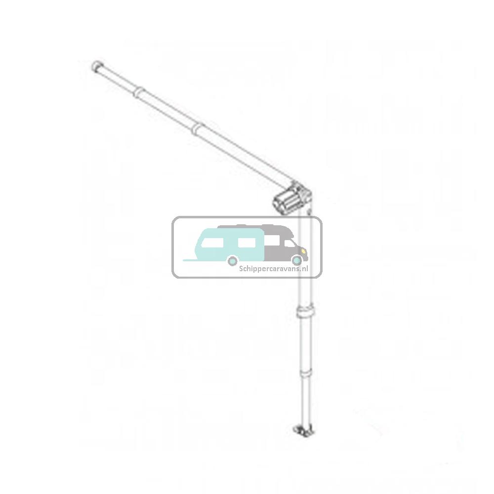 [OCS_A9901171] Fiamma right rafter+supp leg CS 255 V13