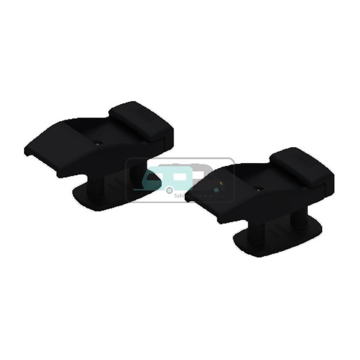 [OCS_2607426] Fiamma Wall Brackets Plastic Deep Black 2st.