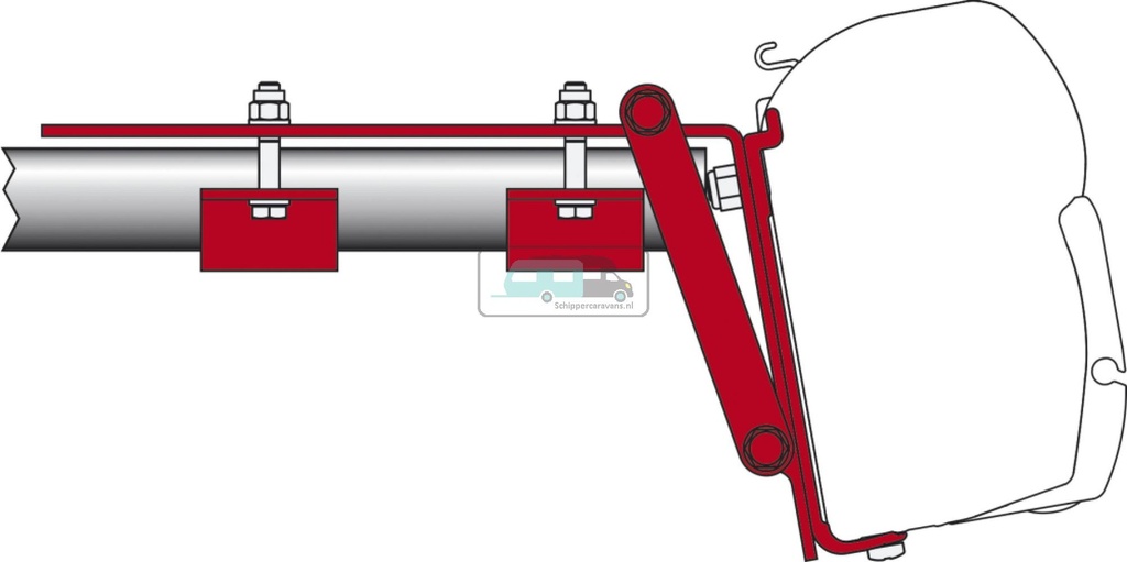 [OCS_A0007965] Fiamma Kit Roof Rail F45/Compass