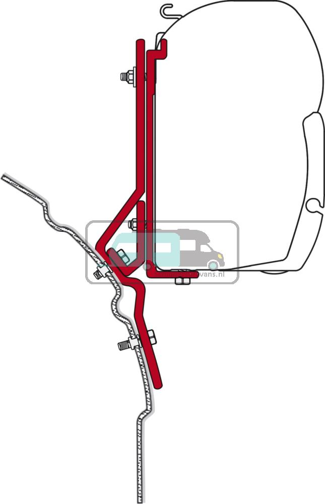 [OCS_A0006600] Fiamma VW T4/Lift Roof Kit H1-L1/L2 1990-2003 F45
