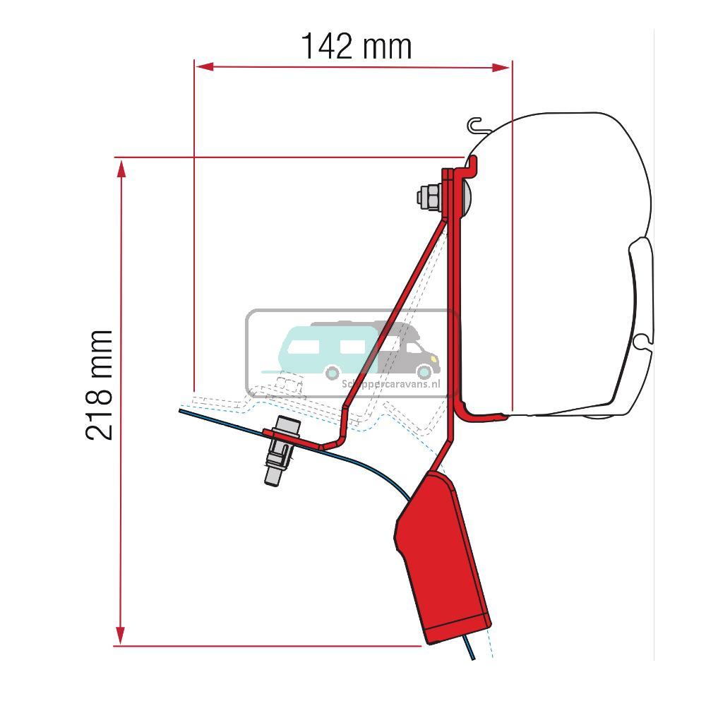 [OCS_A0003463] Fiamma Ford Custom Nugget Lift Roof Kit H1-L1 >2015 F45