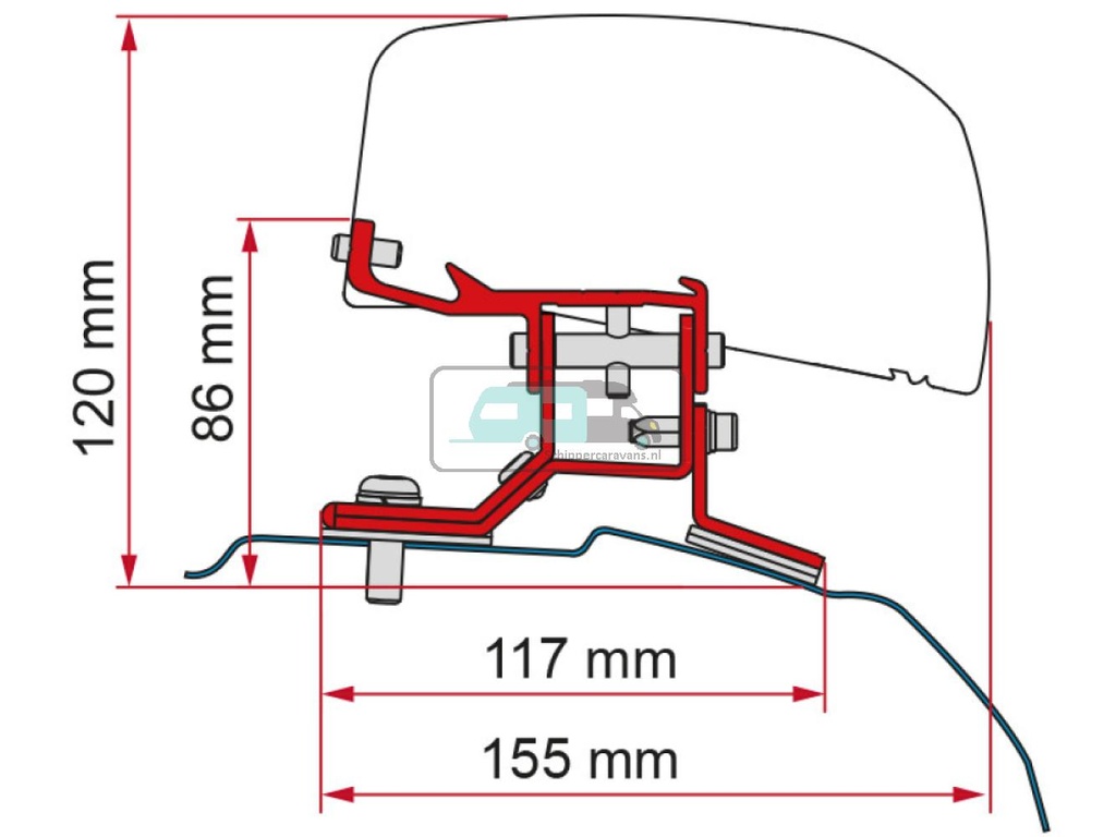 [OCS_A0002792] Fiamma Ford Custom Kit H1-L1 >2012 F40Van