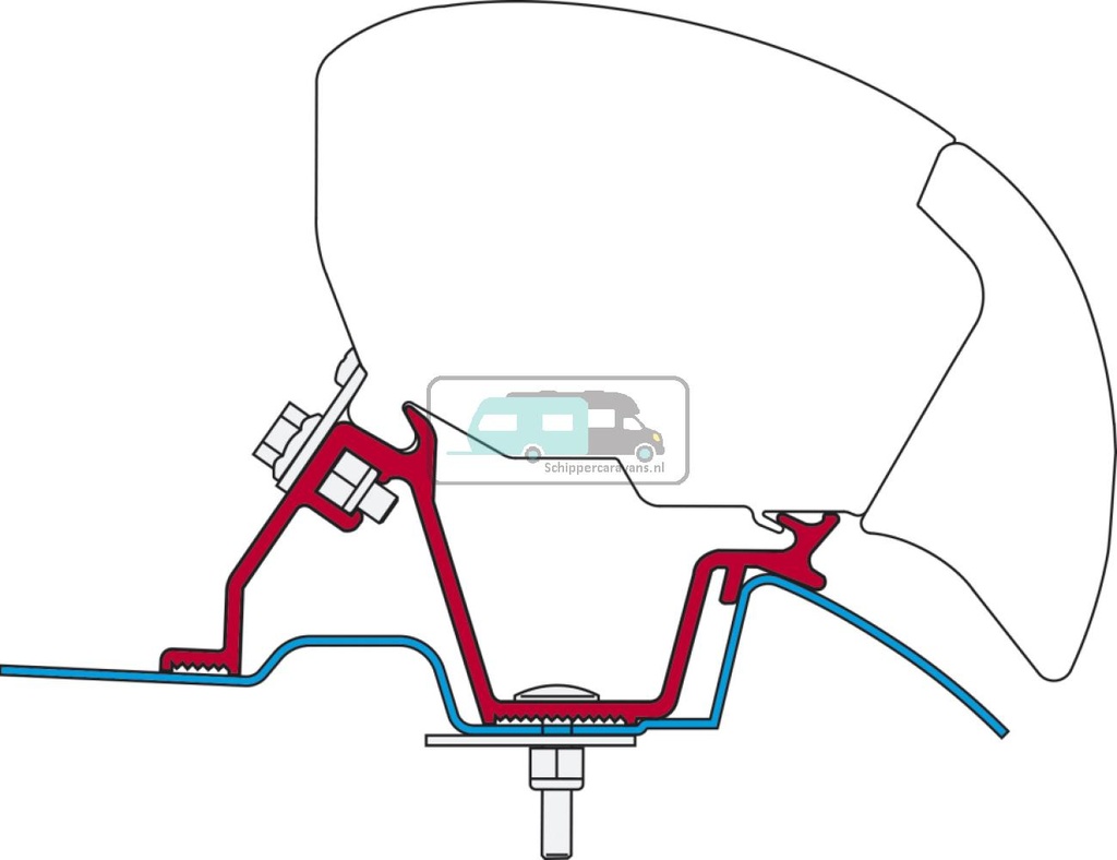 [OCS_A0007694] Fiamma Mercedes Sprinter/VW Crafter High Roof Kit H2 >2006 F65/F80