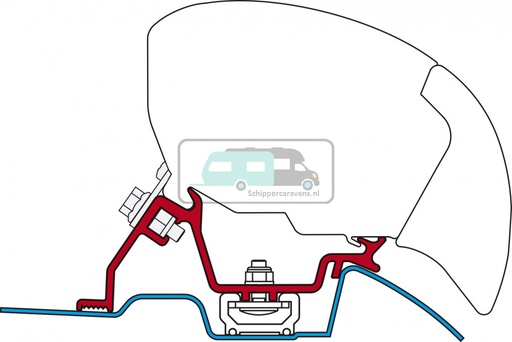 [OCS_2607735] Fiamma Mercedes Sprinter Roof Rail Kit H2 >2006 F65/F80
