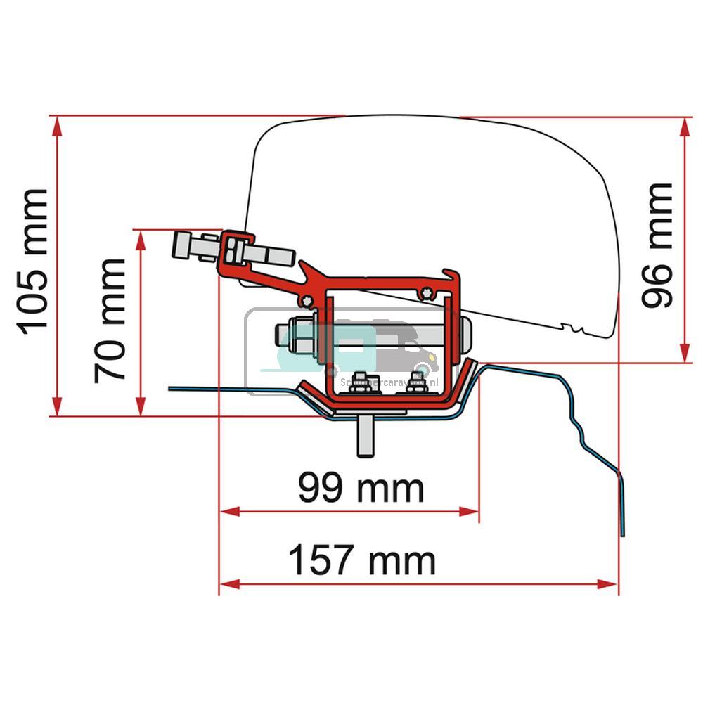 [OCS_A0002795] Fiamma Renault Trafic Kit H1-L2 >2014 F40Van