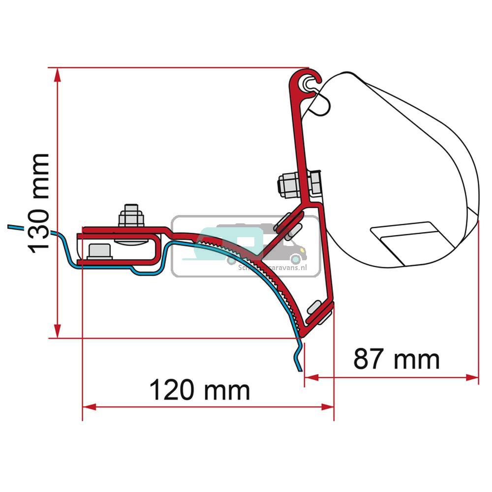 [OCS_A0000789] Fiamma VW T5/T6 Multivan Transporter Kit H1-L1 >2003 F35