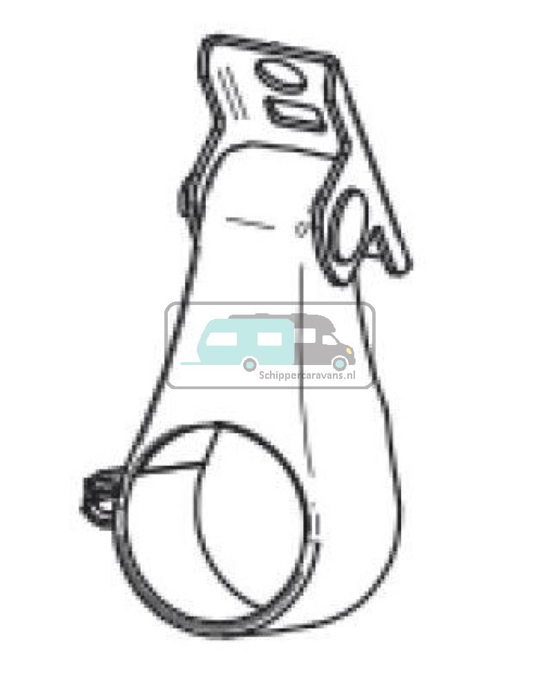 [OCS_A9902713] Fixation Holder Assy Windscherm