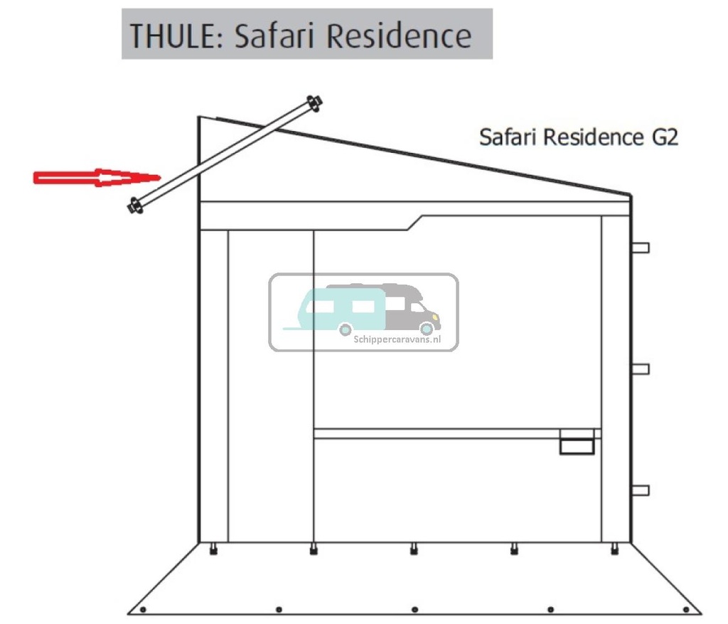 [OCS_A9902706] Thule support profile Safari Residence