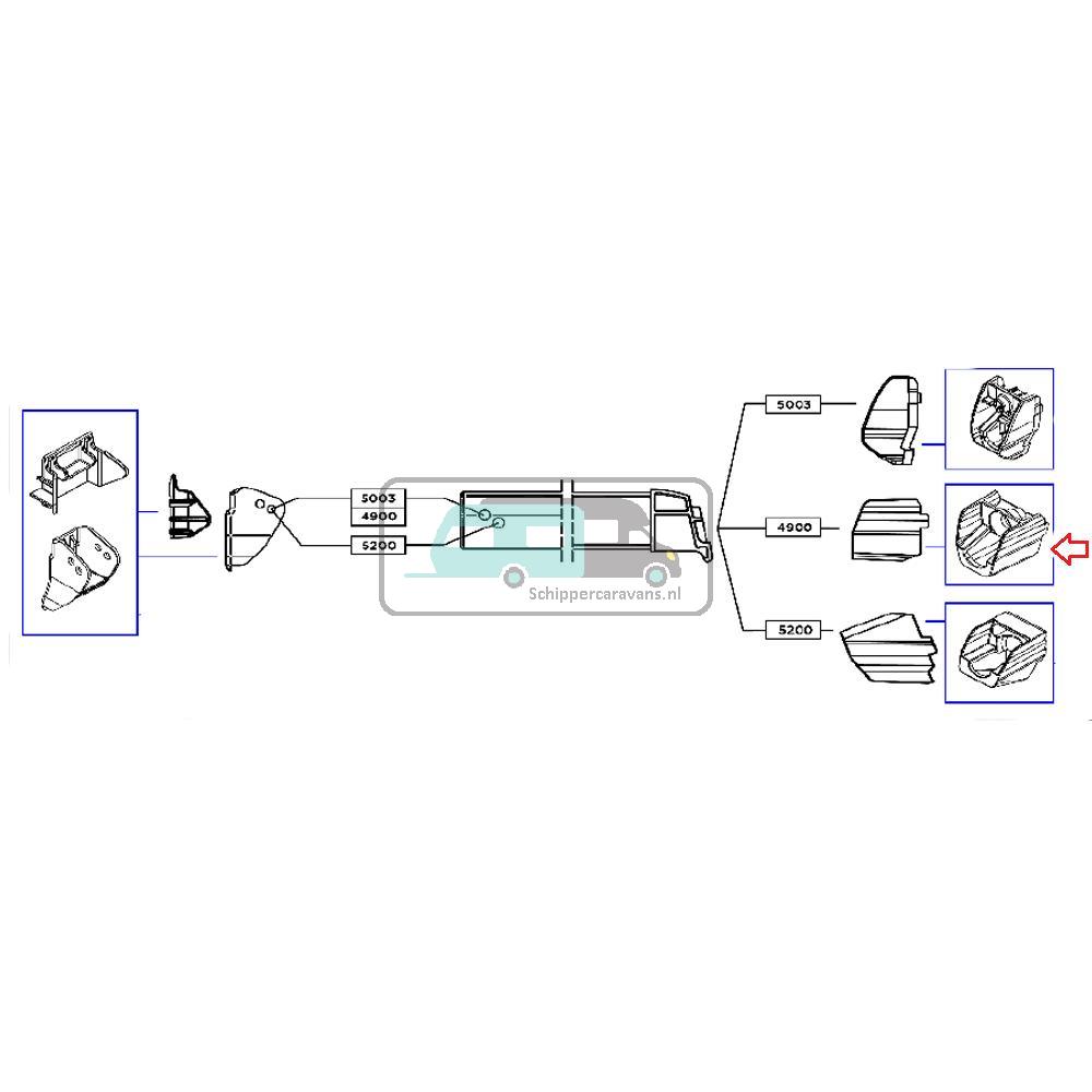 [OCS_A9902584] Thule insert lead rail 4900