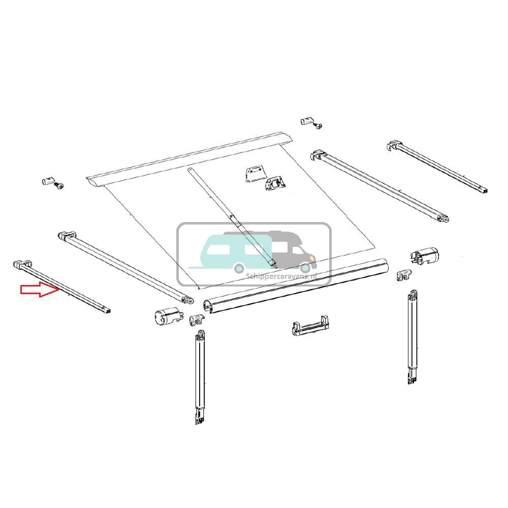 [OCS_A0023309] Thule Extender Rafter Arm Assy LH 1200