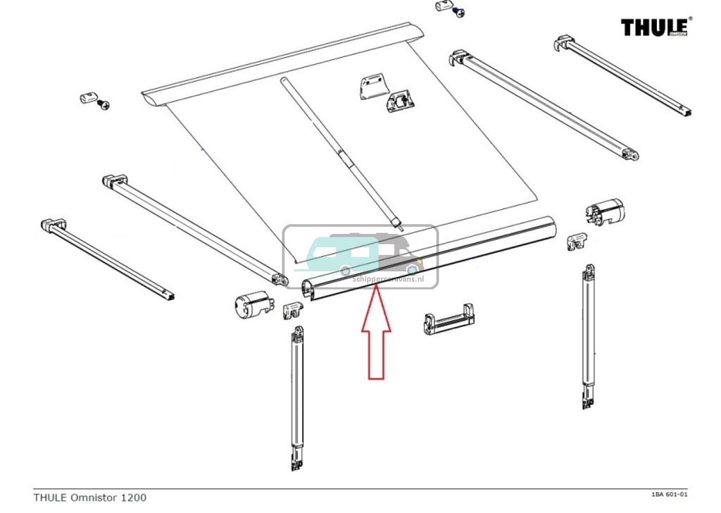 [OCS_A0023514] Thule Roller Tube 1200 4.25