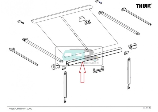 [OCS_2612348] Thule Roller Tube 1200 4.25