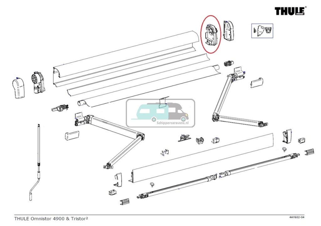 [OCS_A9900264] Thule Binnenkap RH 4900