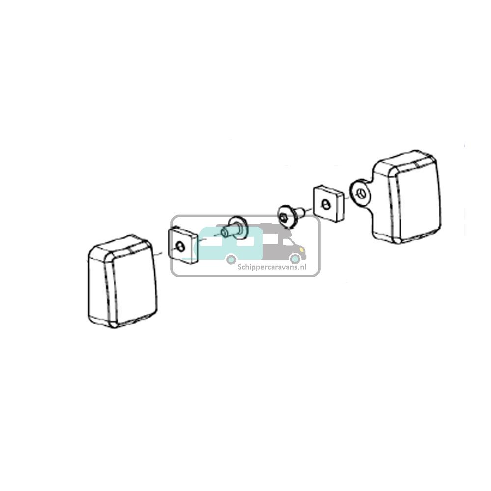 [OCS_A9903584] Thule SmartClamp Base Rail Bevestiging Cover Ducato H2