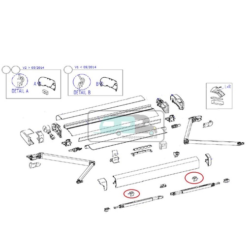 [OCS_2612443] Thule Anti rattling support arm 6200/9200