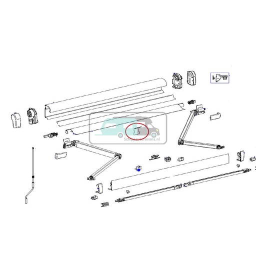 [OCS_2612456] Thule 4900 Roller Tube Spring Support
