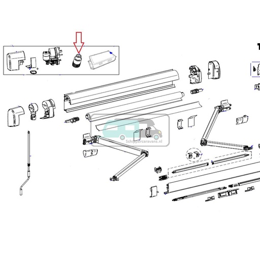 [OCS_2612480] Thule Crank Pin 12V Motor
