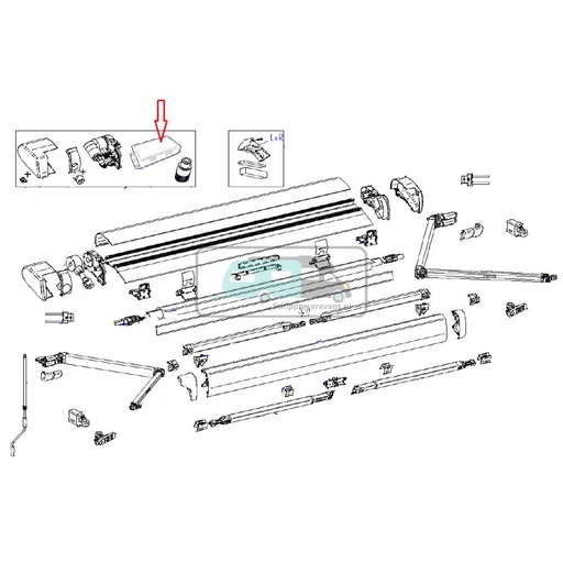 [OCS_2612614] Thule 6300 Bedieningspaneel 12V