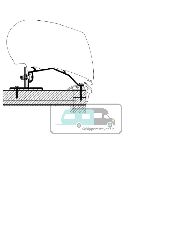 [OCS_A0000655] Thule Caravan Roof Adapter