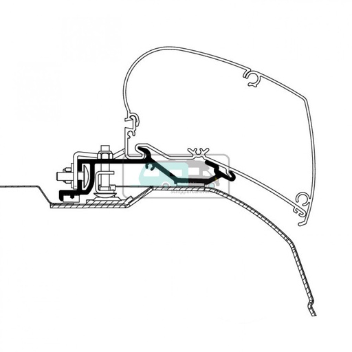 [OCS_2617097] Thule Ducato/Jumper/Boxer Adapter >2007 L2H2 325