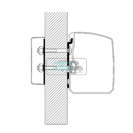 [OCS_2617161] Thule Flat Wall Adapter 3200
