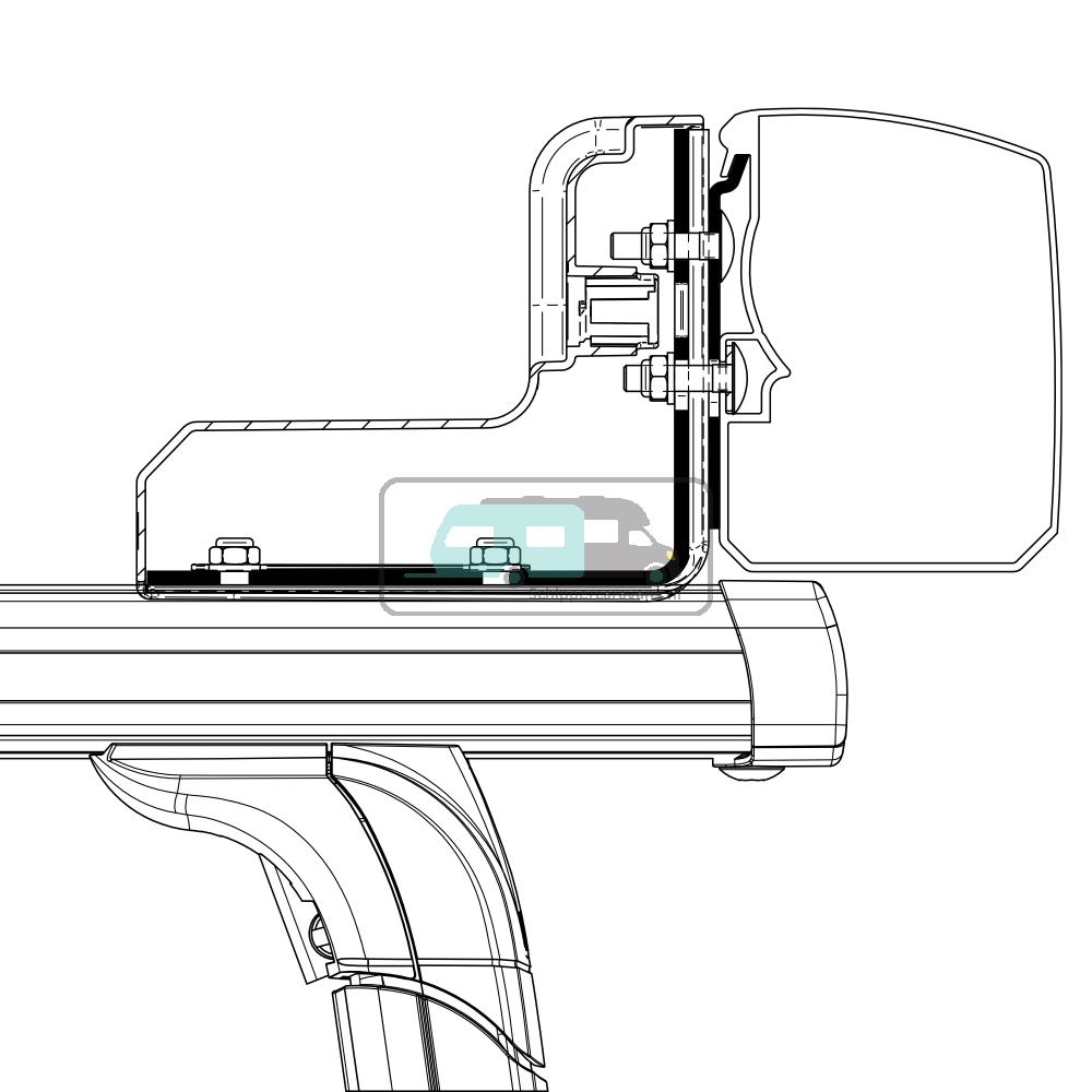 [OCS_A0003170] Thule Roof Rack Adapter 3200