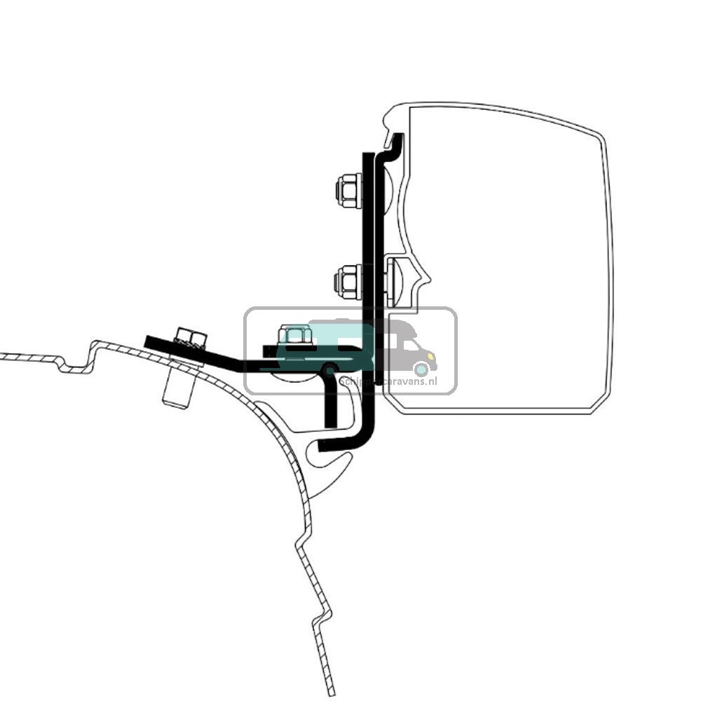 [OCS_A0003172] Thule VW T5/T6 Minivan Multi Rail SWB Adapter 3200