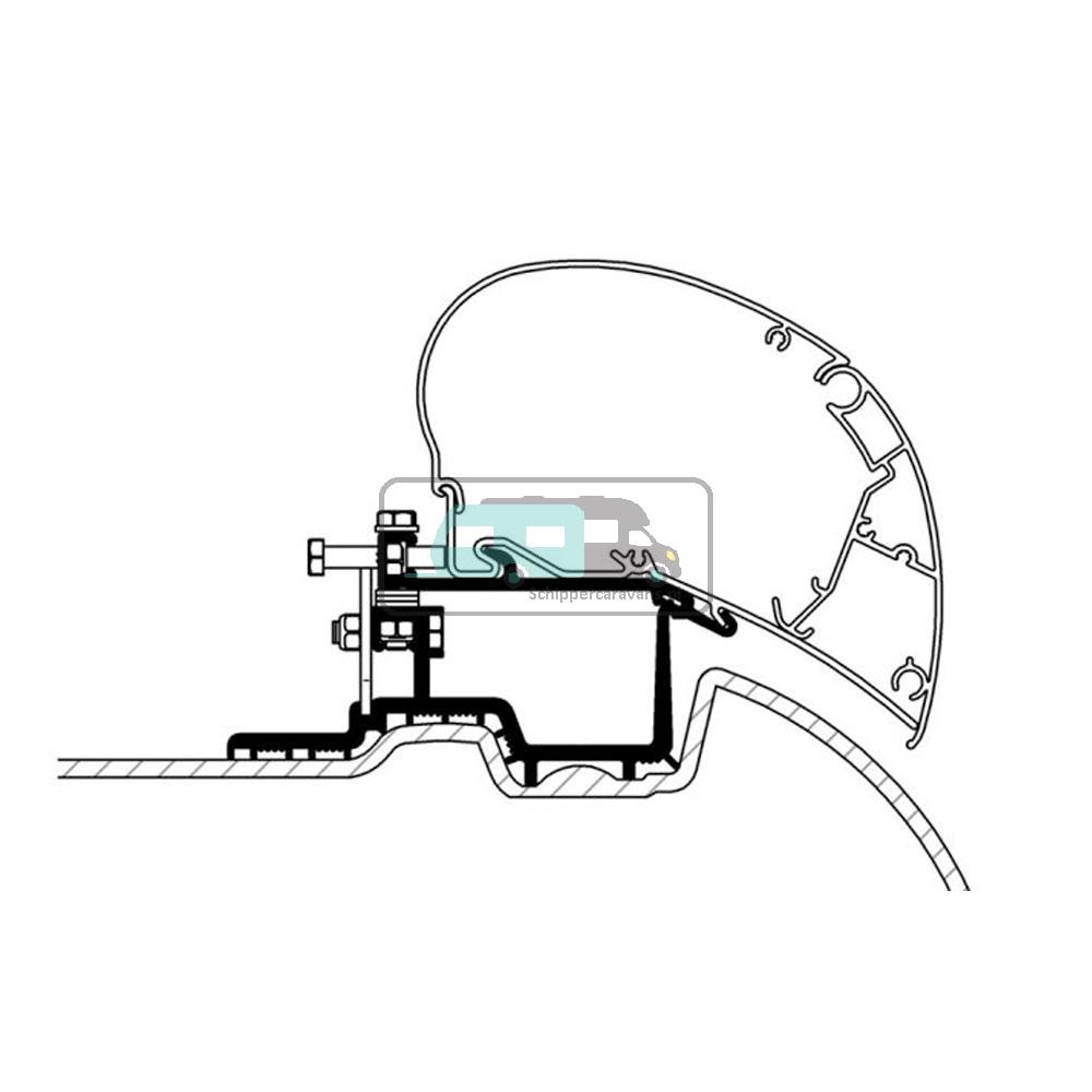[OCS_A0000144] Thule Mercedes Sprinter >2007/VW Crafter Adapter 2007-2016